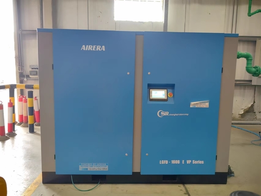 250kw PM VSD 스크루 압축기 10L-200L 오일 용량 및 합성 오일