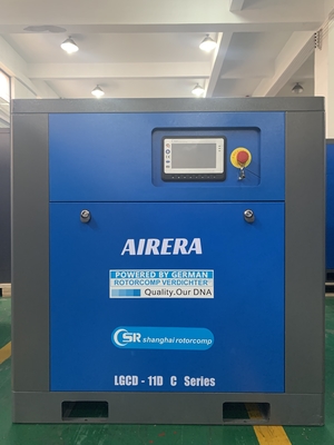 LGCD-11KW 380V 벨트 구동 공기 냉각 나사 공기 압축기 지능형 컨트롤러