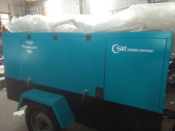 215Cfm 100Psi 디젤 엔진 나사 압축기 산업 휴대용 디젤 엔진 압축기