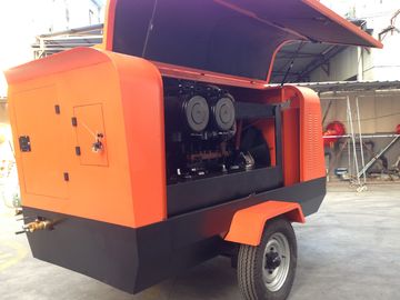소음 디젤 엔진 없음 - 잭 망치를 위한 몬 휴대용 공기 압축기 360Cfm 100Psi