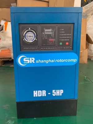 전기 배수 첨단 건조 기술과 함께 완전히 자동 Rotorcomp HDR-5HP 냉동 공기 건조기