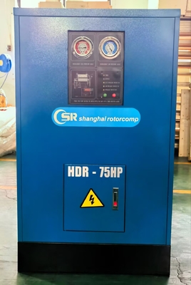 우수한 습도 조절 및 에너지 효율을 위해 Rotorcomp HDR-75HP 산업용 냉동 공기 건조기