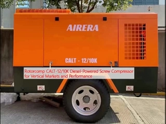 Rotorcomp CALT-12/10K 나사 공기 압축기: 산업용 용도로 고효율, 신뢰할 수 있는 성능