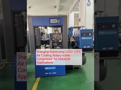 상하이 로터컴퍼니 LGSD-22DC 공기 냉각 산업용 회전 나사 압축기